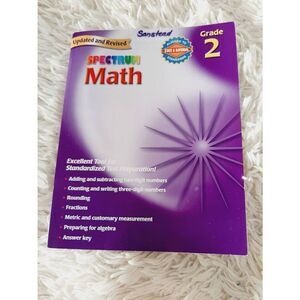 Spectrum Math NWT Grade 2 fractions n more workbook homeschool
